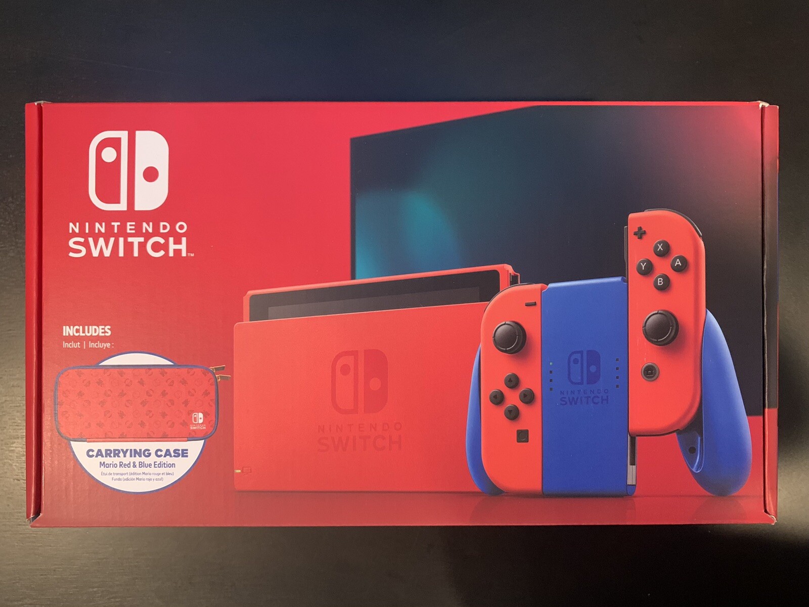 Nintendo Switch HAC-001(-01) Mario Red & Blue Edition – 32GB