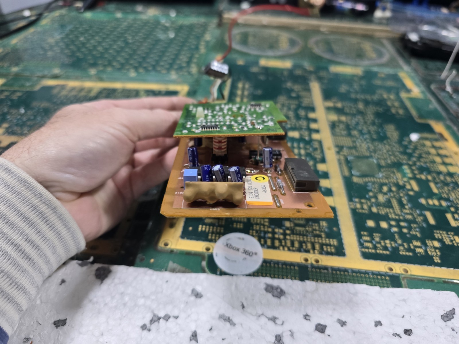 Philips CDI 910 EXACT 3104 128 0004.1 Encoder Board-Not Tested-Intact-PARTS-READ