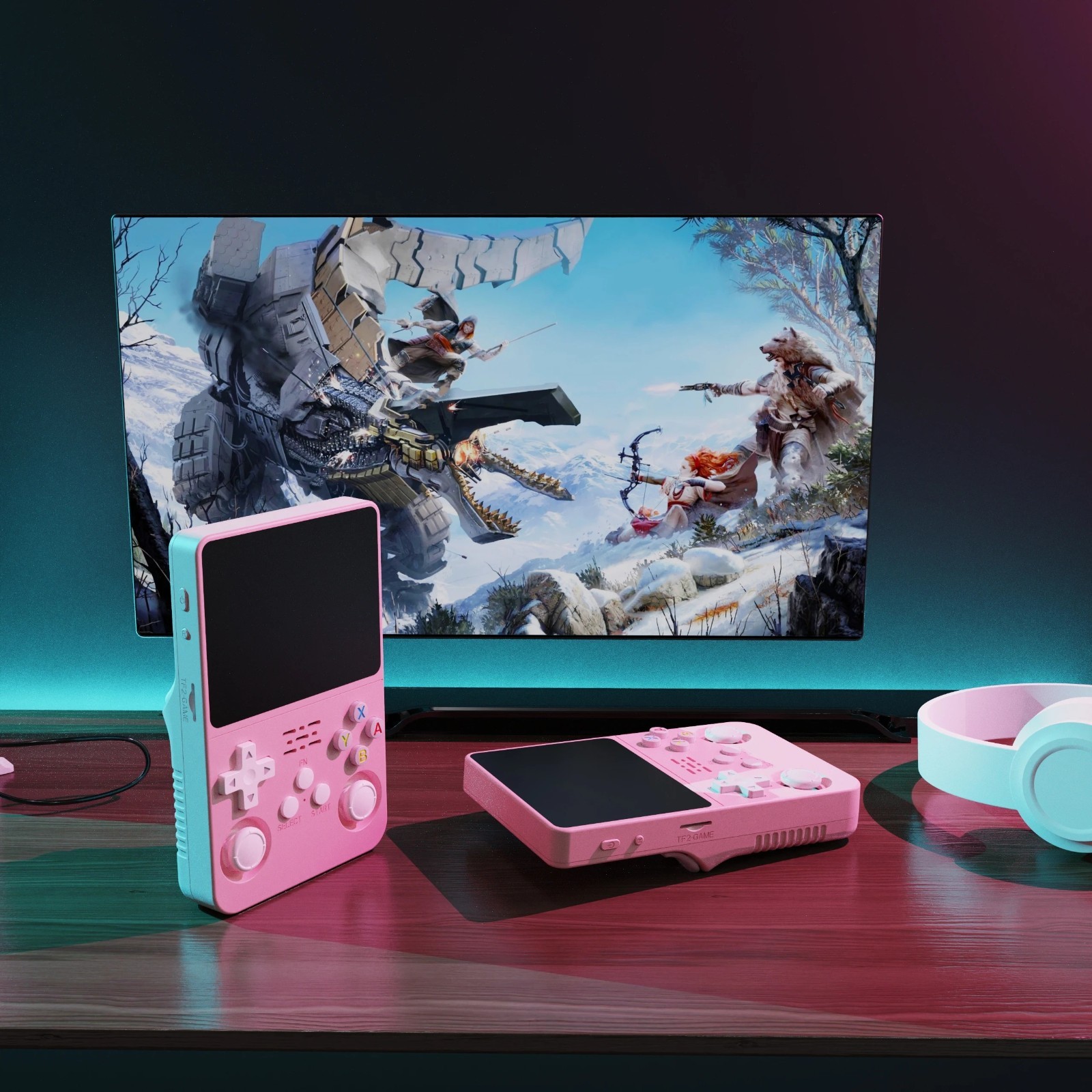Retro Game Console Handheld Portable 8-Bit 2.5″ COLOR LCD 150 Games Gift