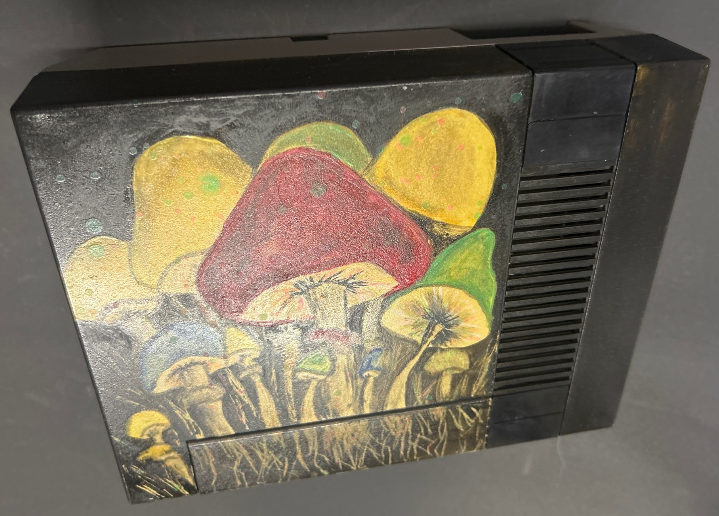 Nintendo NES Custom Painted Console Only – Mushrooms