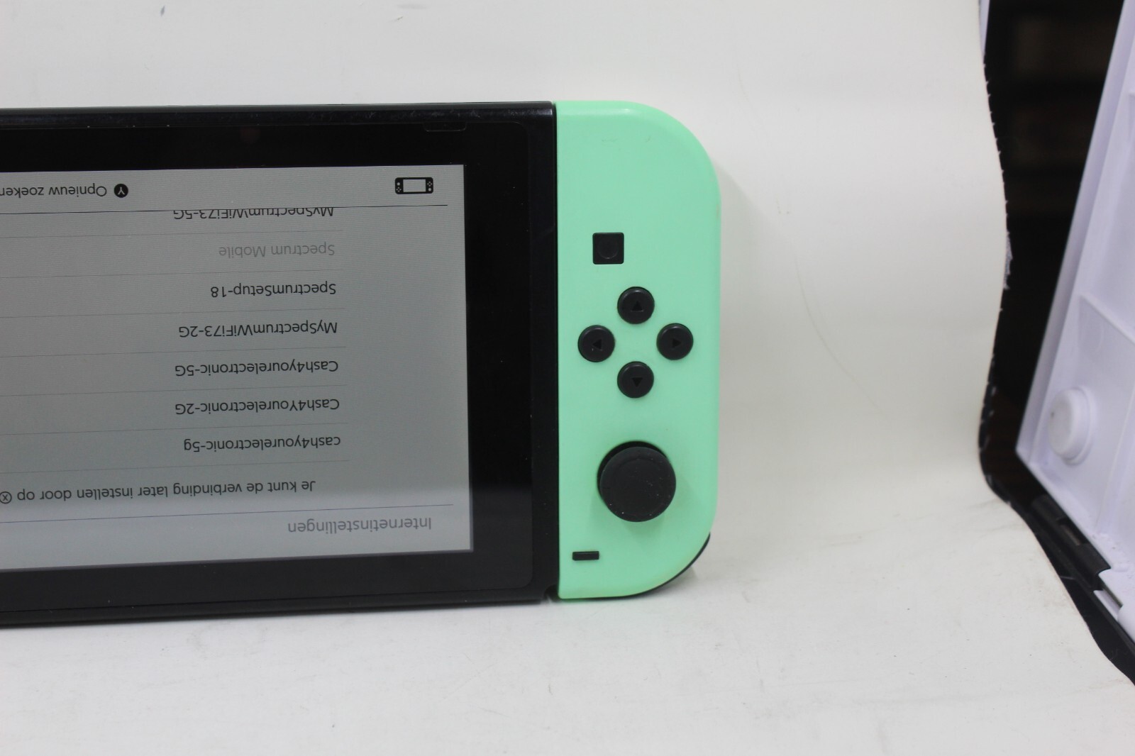 Nintendo Switch V1 Console Yellow Blue JoyCons +128GB SD No Charger