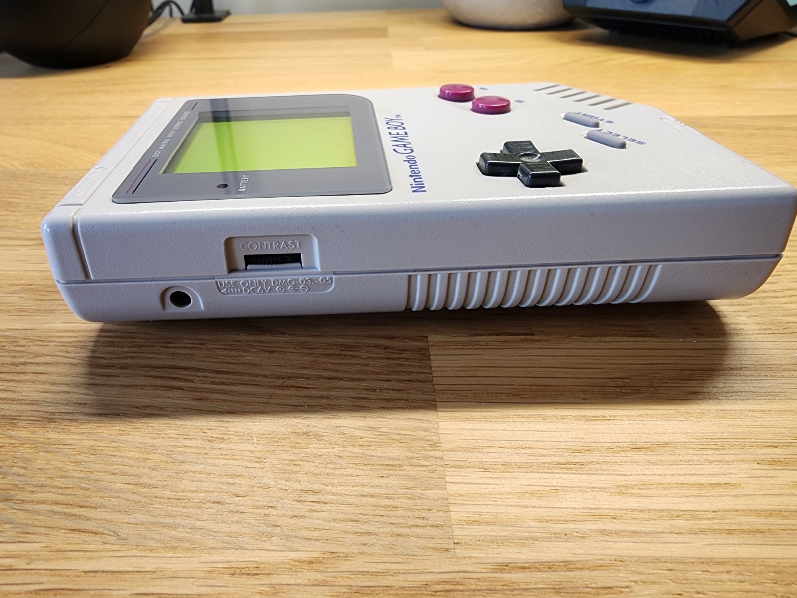 Original Nintendo Game Boy DMG Handheld Authentic RESTORED + Glass Screen & Game