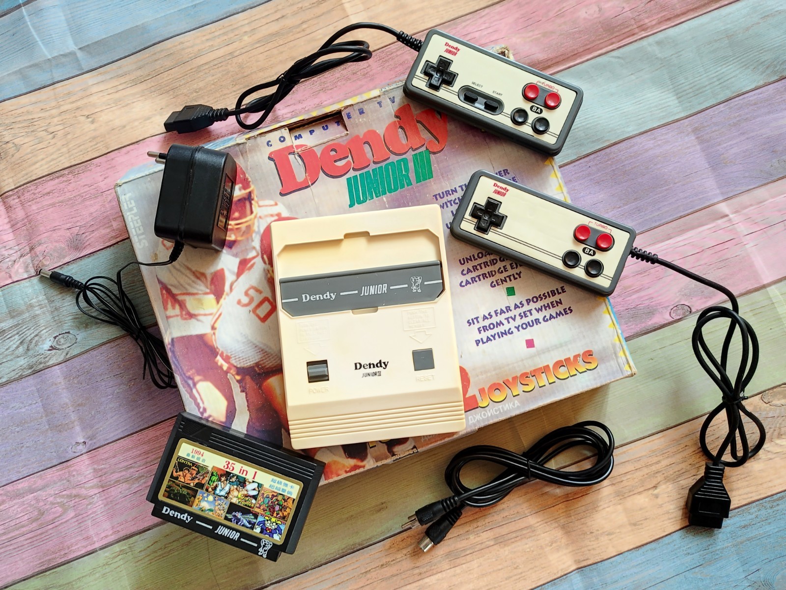 dendy junior 3 steepler 8bit console