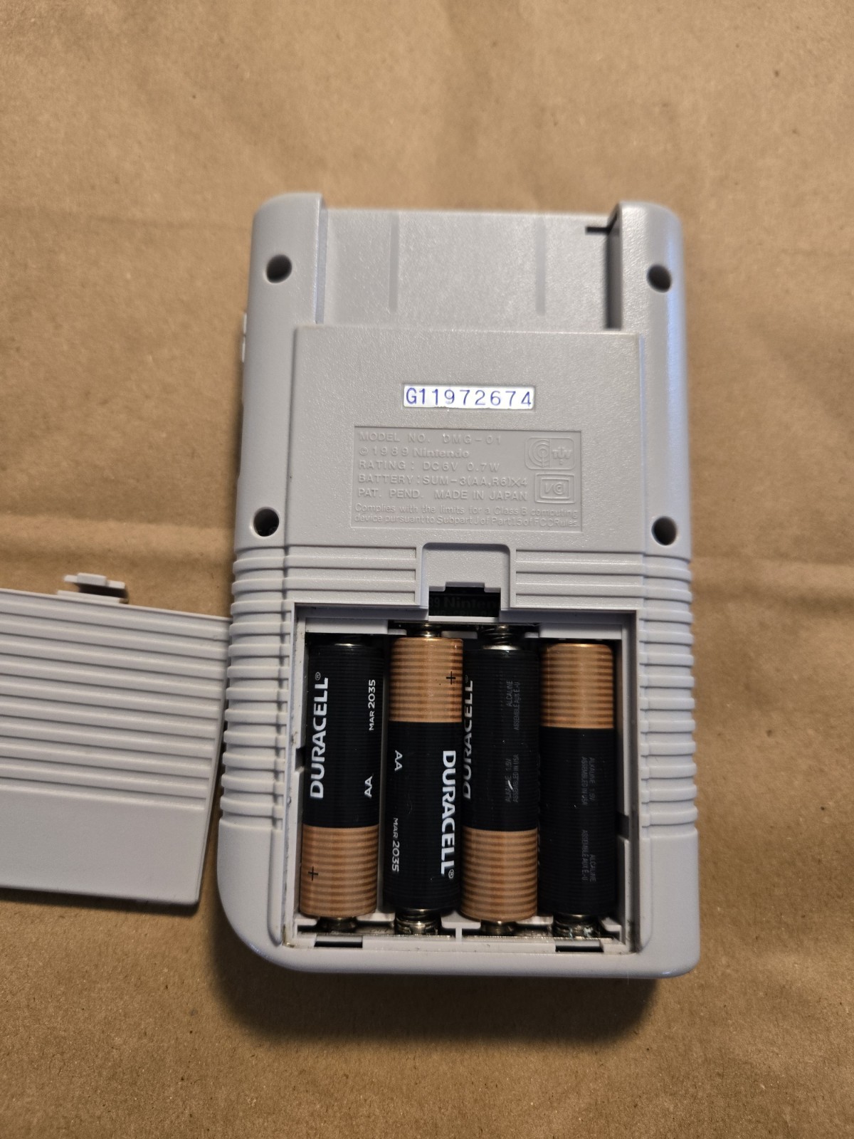 Nintendo Game Boy Launch Edition System + 6 Working Games | Great Condition