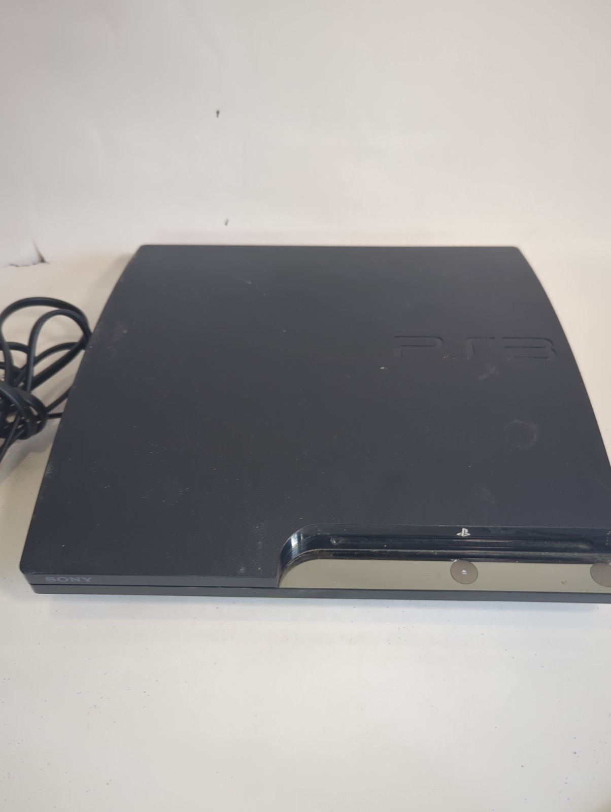 Sony PlayStation 3 Console PS3 Slim Black Bundle Controller Camera cables D4