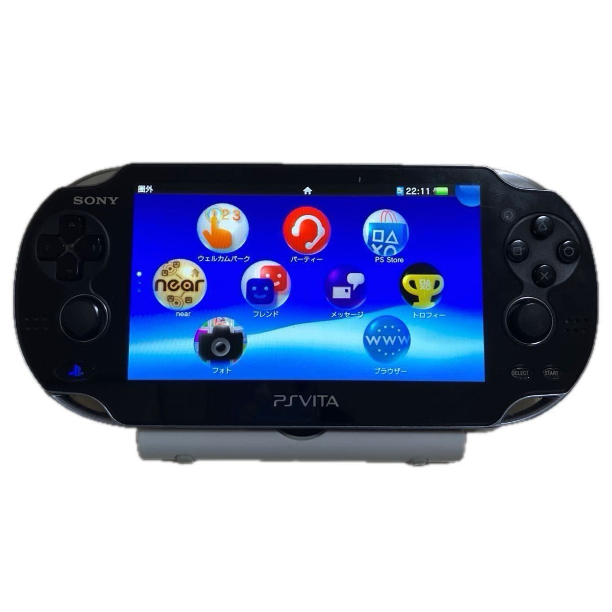 SONY PlayStation Vita PCH 1100 Crystal Black Console with Software Minna no GOLF