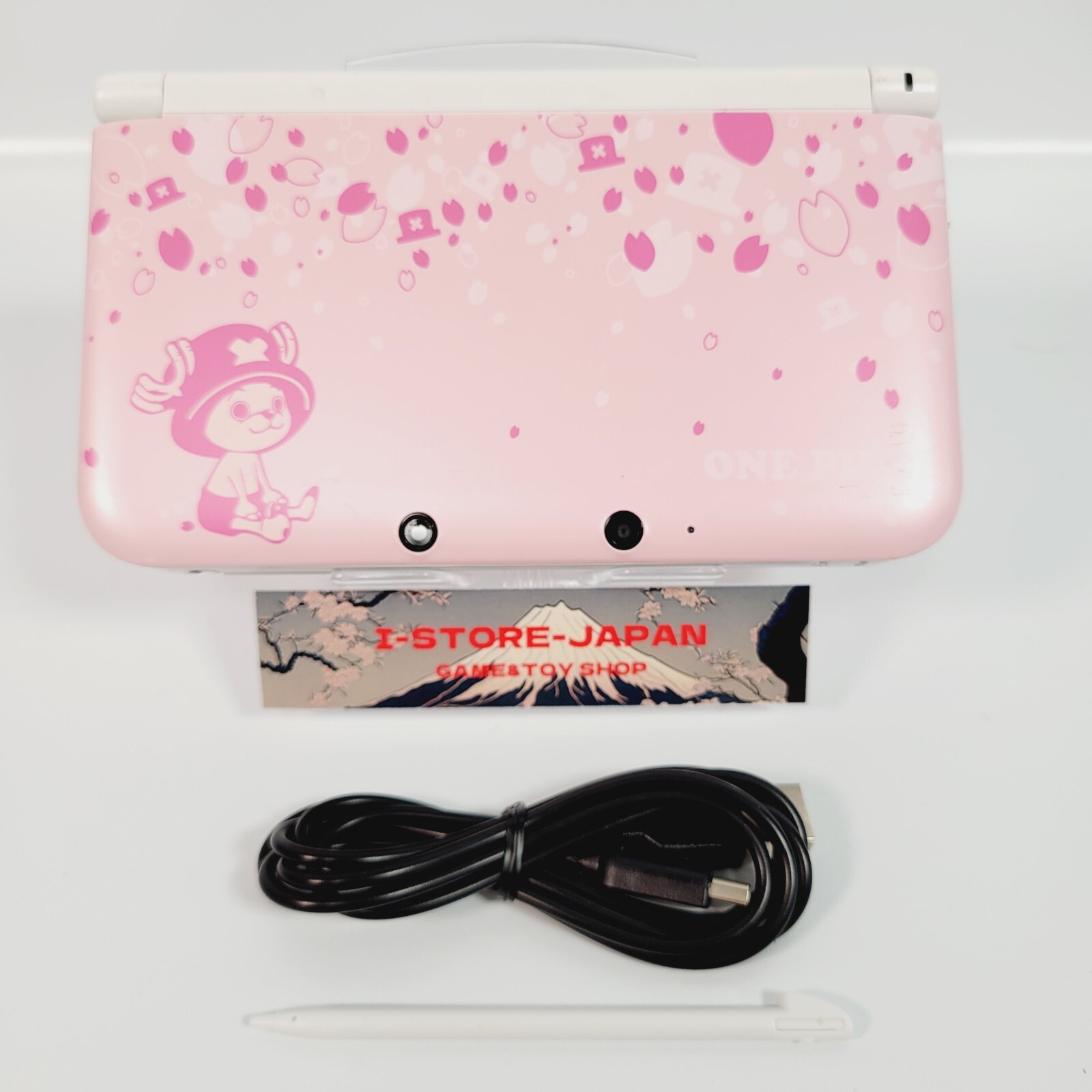 Nintendo 3DS LL XL Console One Piece Chopper Pink model Region Japan with stylus