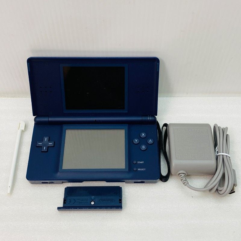 Nintendo DS Lite Console Tested Enamel Navy USG 001 Metallic Blue