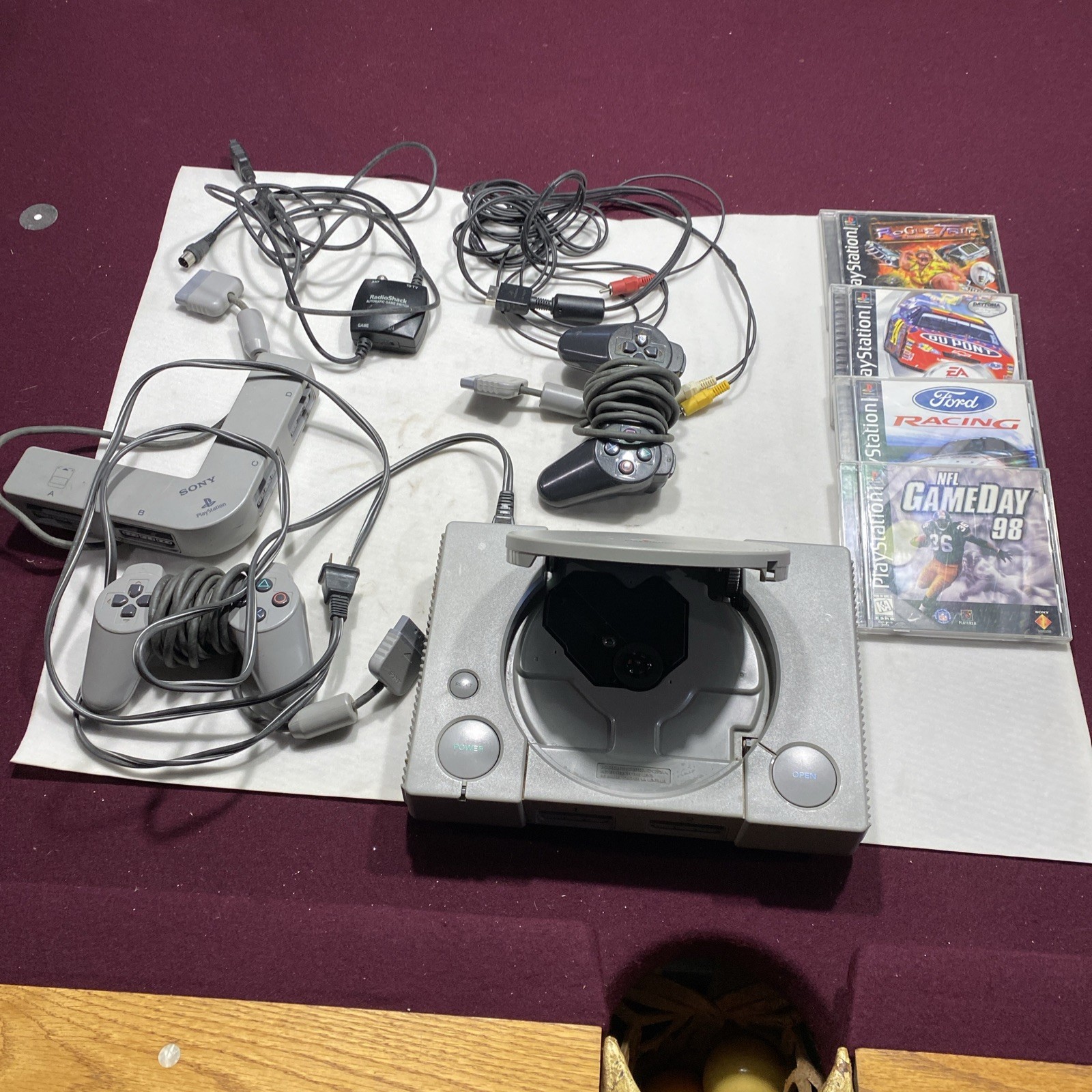 Sony PlayStation 1 PS1 Original Console System Bundle – Tested and Works