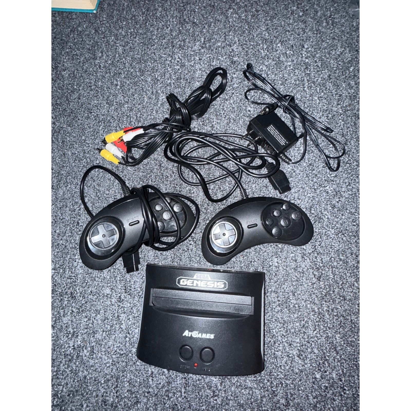 Sega Genesis Classic Game Console AtGames Retro 16Bit System 2 Controllers AV AC