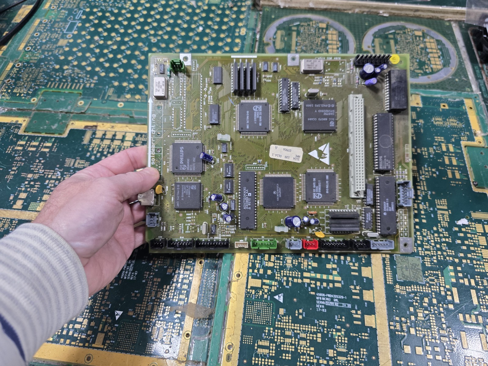 Philips CDI 910 EXACT 3104 128 0114.1 Board-Not Tested-Intact-PARTS-READ ALL