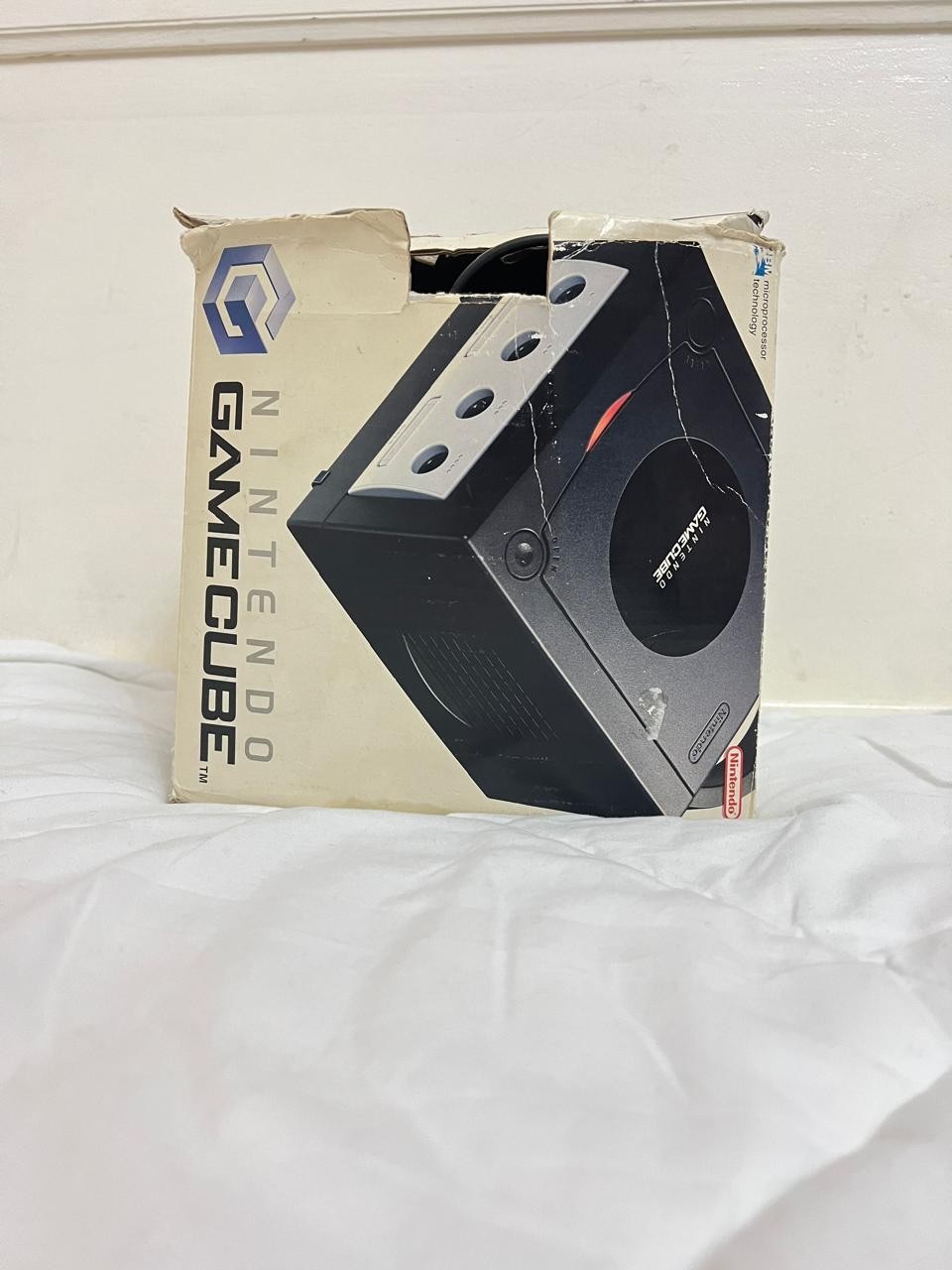 Nintendo GameCube Console Bundle With Box Black Working / Purple For Parts