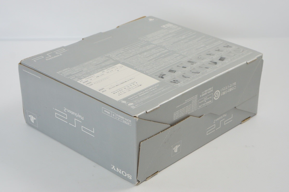 PS2 SILVER Console System Made in japan SCPH-39000 S NTSC-J Playstation 2 3805