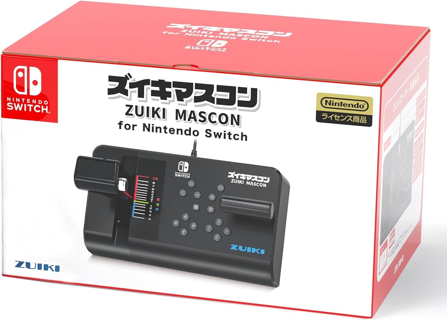 ZUIKI MASCON Densha de Go Controller for Nintendo Switch Black Japan New
