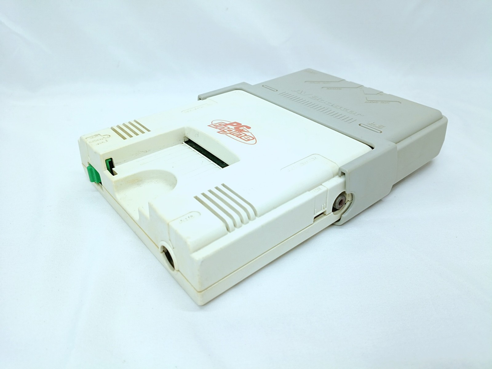 PC Engine console AV Booster +Victory Run Power League 5 set NTSC-J Tested