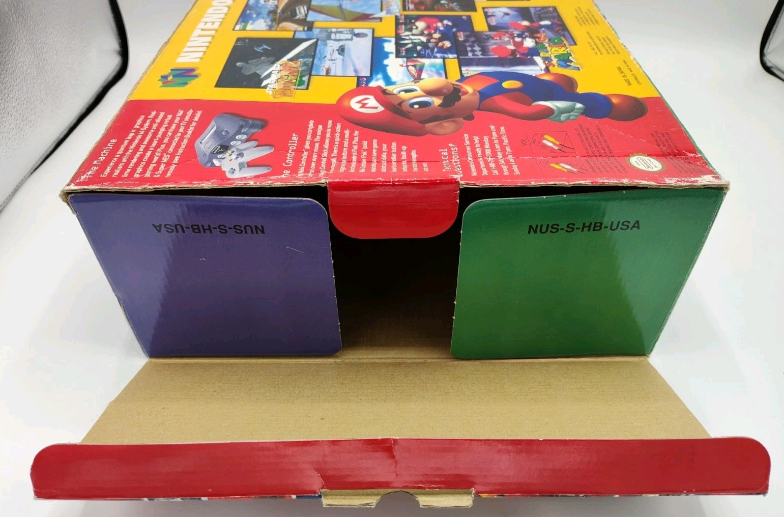 Nintendo 64 N64 Console Box ONLY + Case Protector *Good Condition* FREE SHIPPING