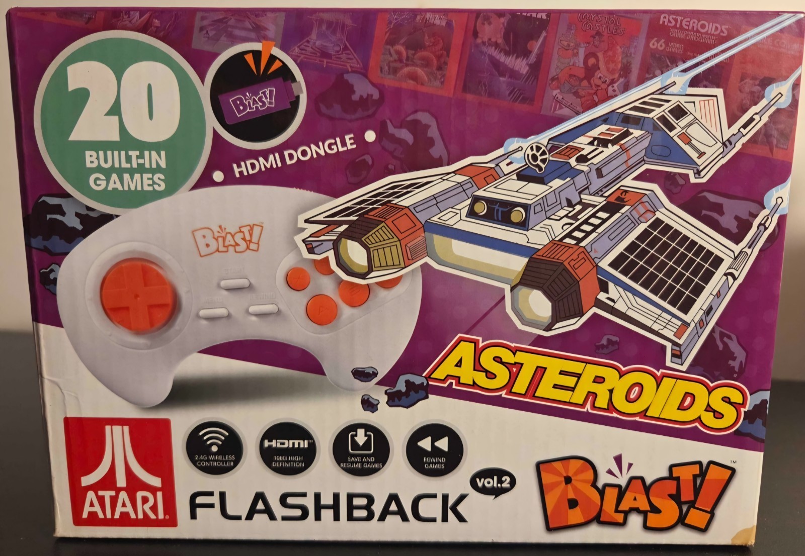 AtGames Atari Flashback Blast! Vol 2 and Vol 3