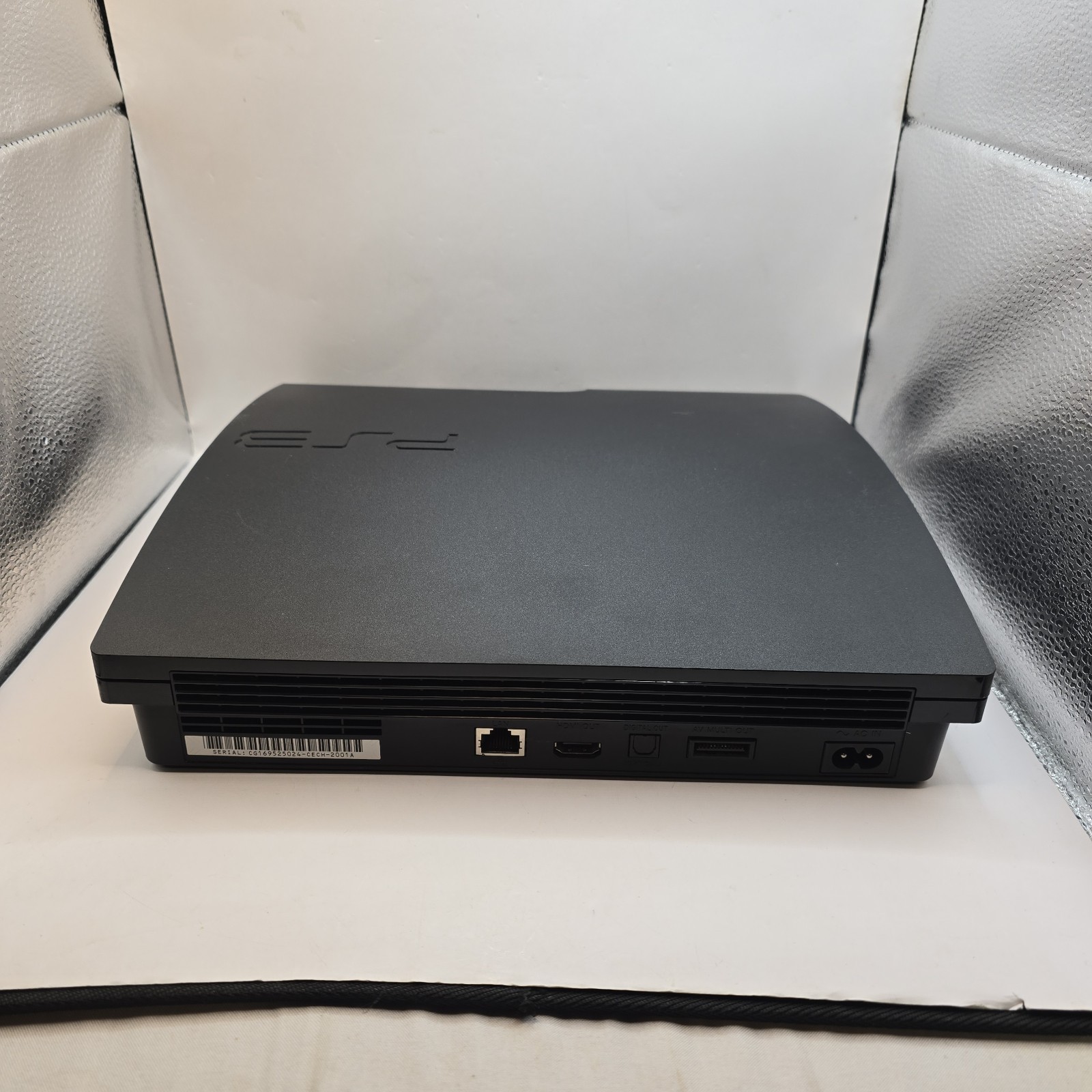 Sony PlayStation 3 PS3 Slim Console With Controller & Cords Tested & Working!