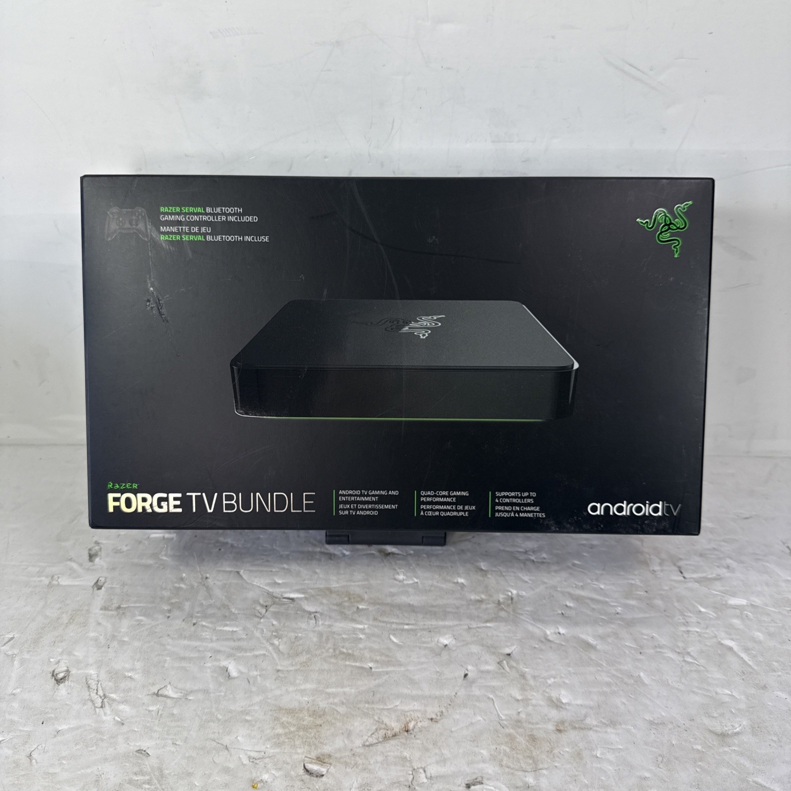 Razer Forge TV Bundle Micro Console & Serval Controller Android Gaming | NEW