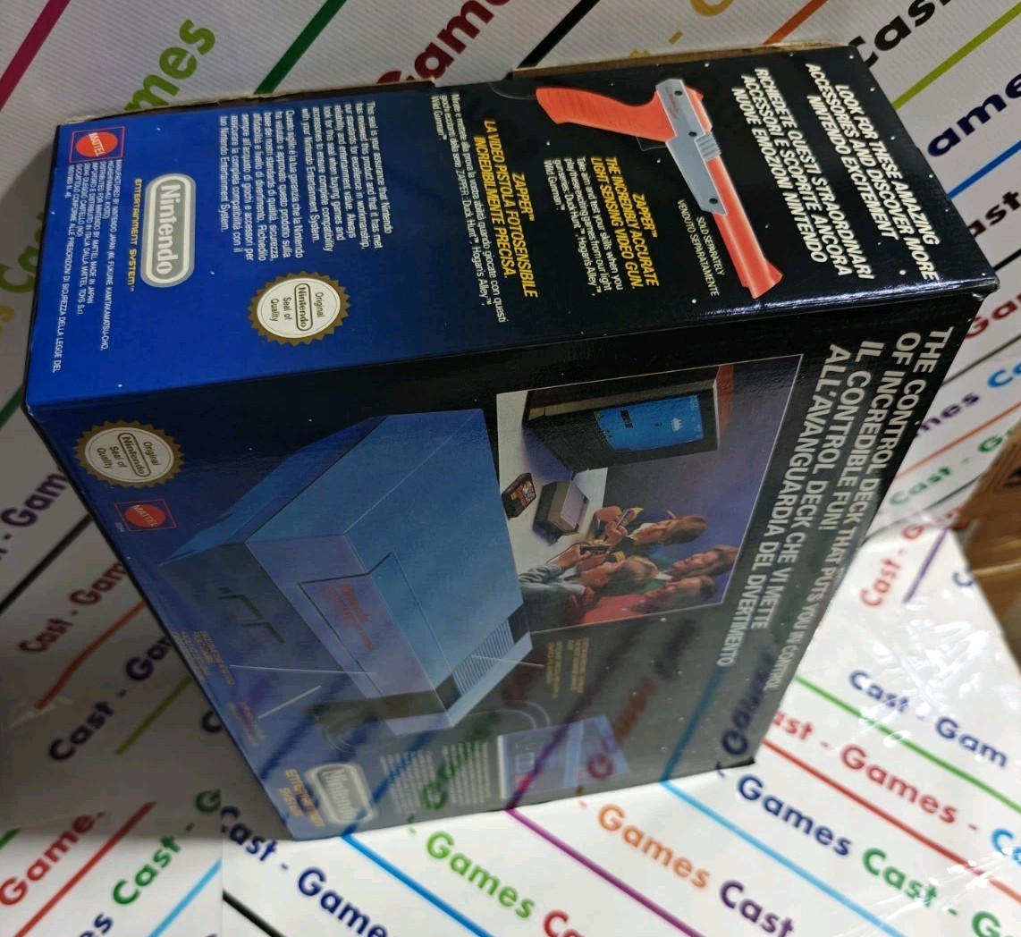 NINTENDO NES CONSOLE CONTROL DECK SUPER MARIO BANK PACK MATTEL RARE COMPLETE