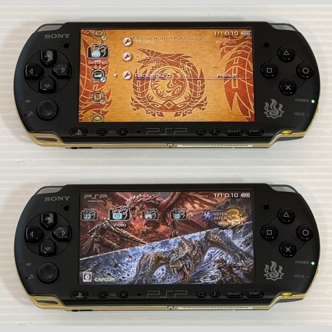 Sony PSP-3000 Console Monster Hunter 3rd Limited Region Free – Excellent