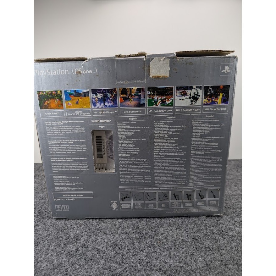 Sony PlayStation PSone PS1 Console SCPH-101 Grey Brand New Open Box