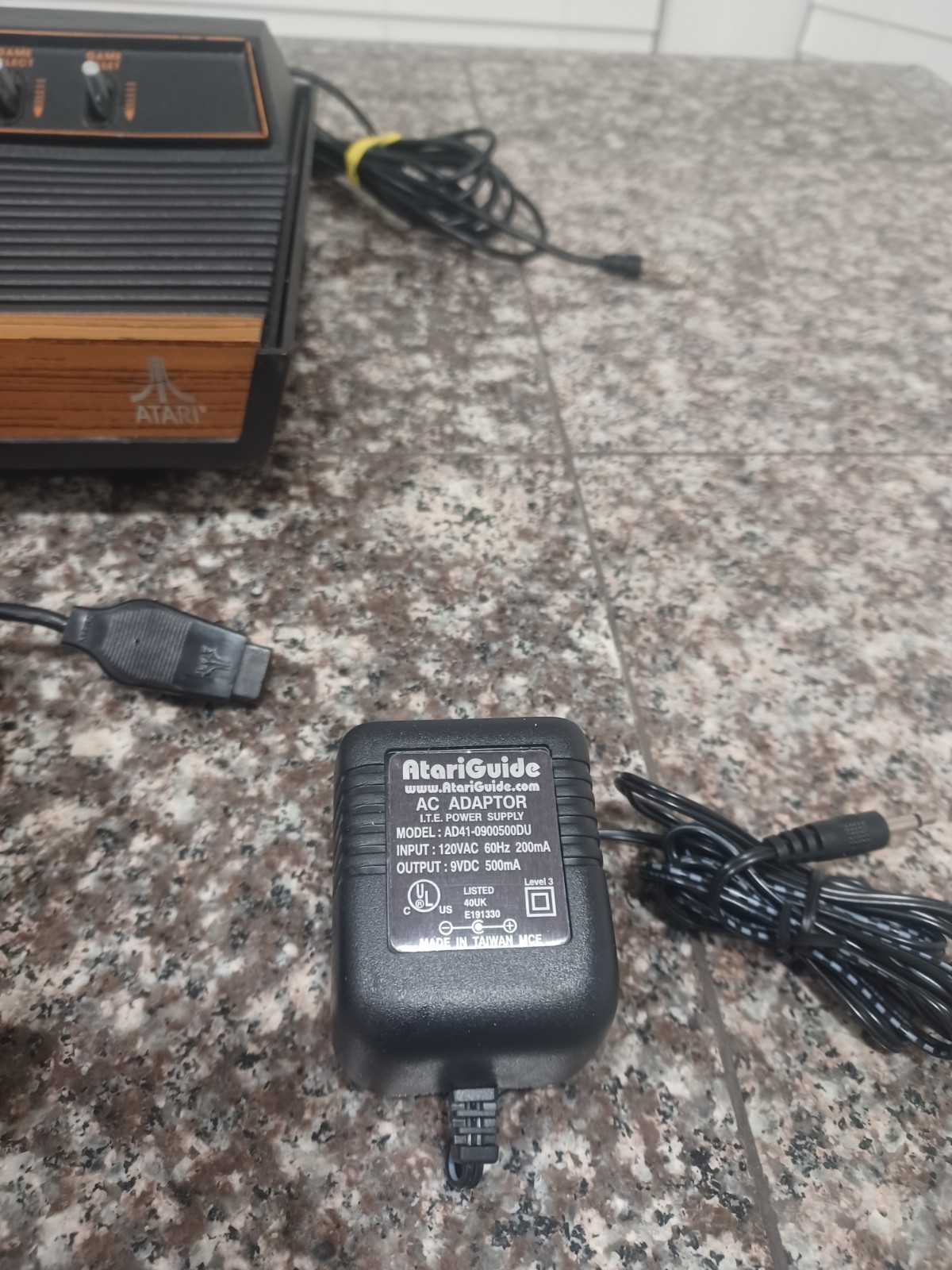 Atari 2600 System Cleaned, Tested, And Working 100% 6 Games & 2 CX-40 Joysticks
