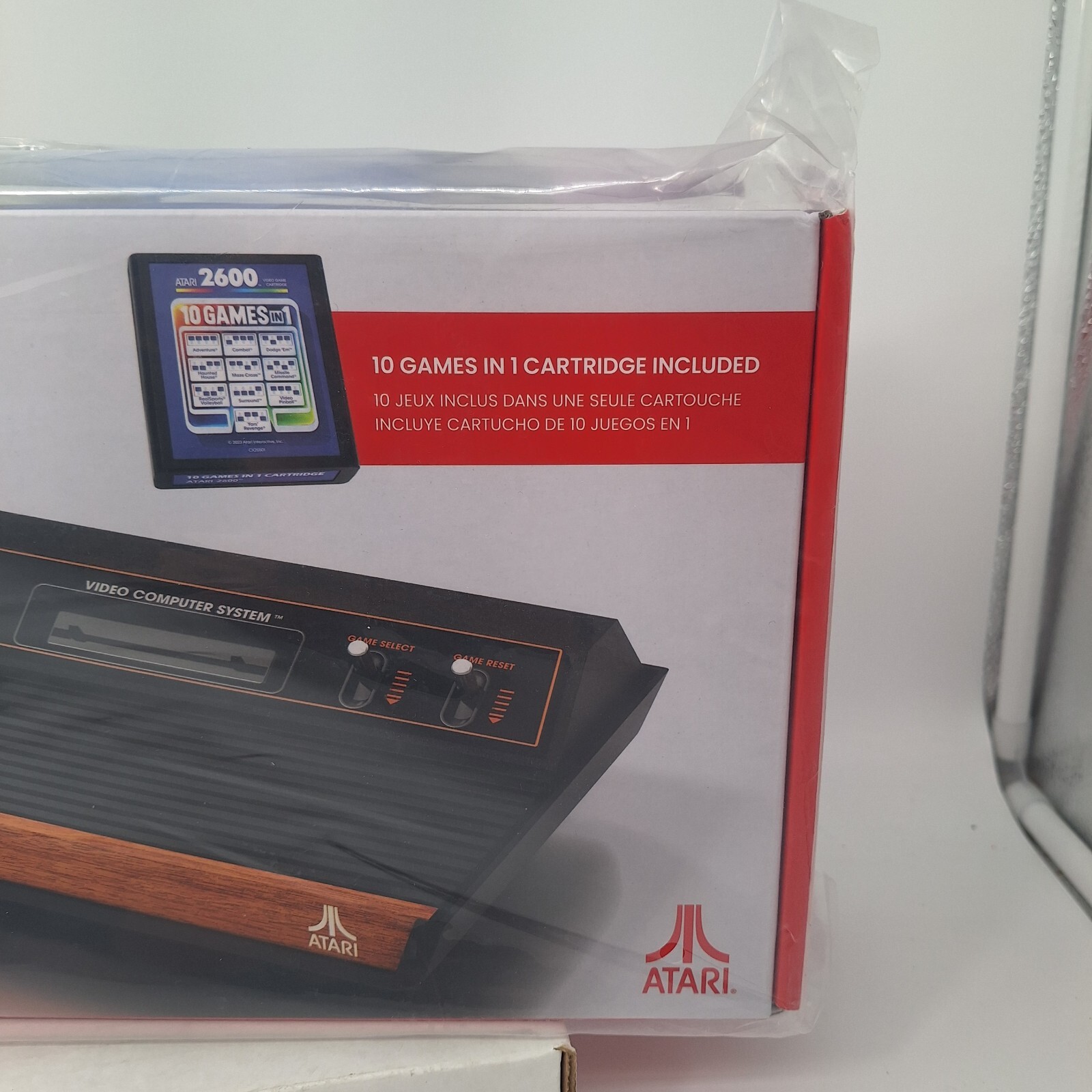 Atari 2600+ Plus Gaming Console. Includes 10 in 1 Game Cartridge of Classic