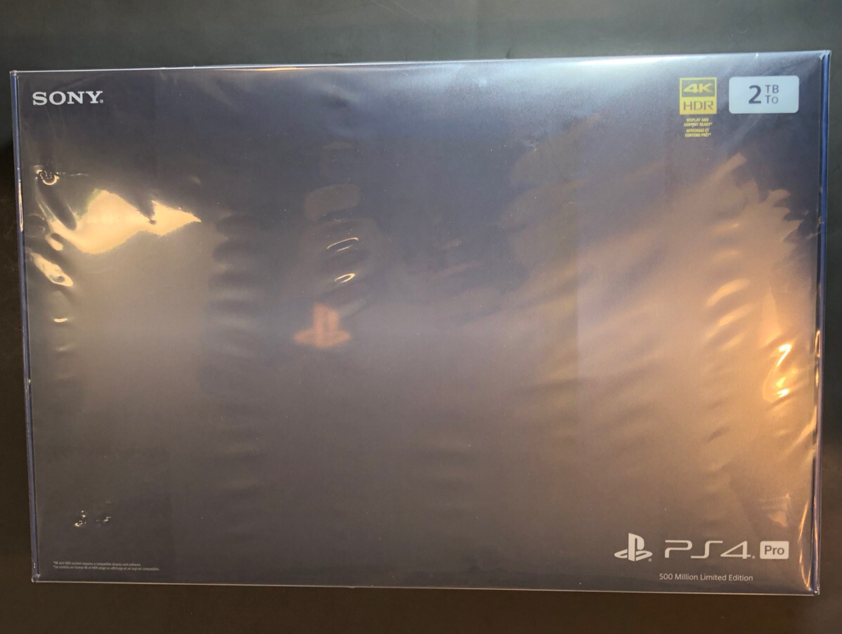 Official Sony PS4 Pro 2TB [ 500 Million Blue Limited Edition ] NEW