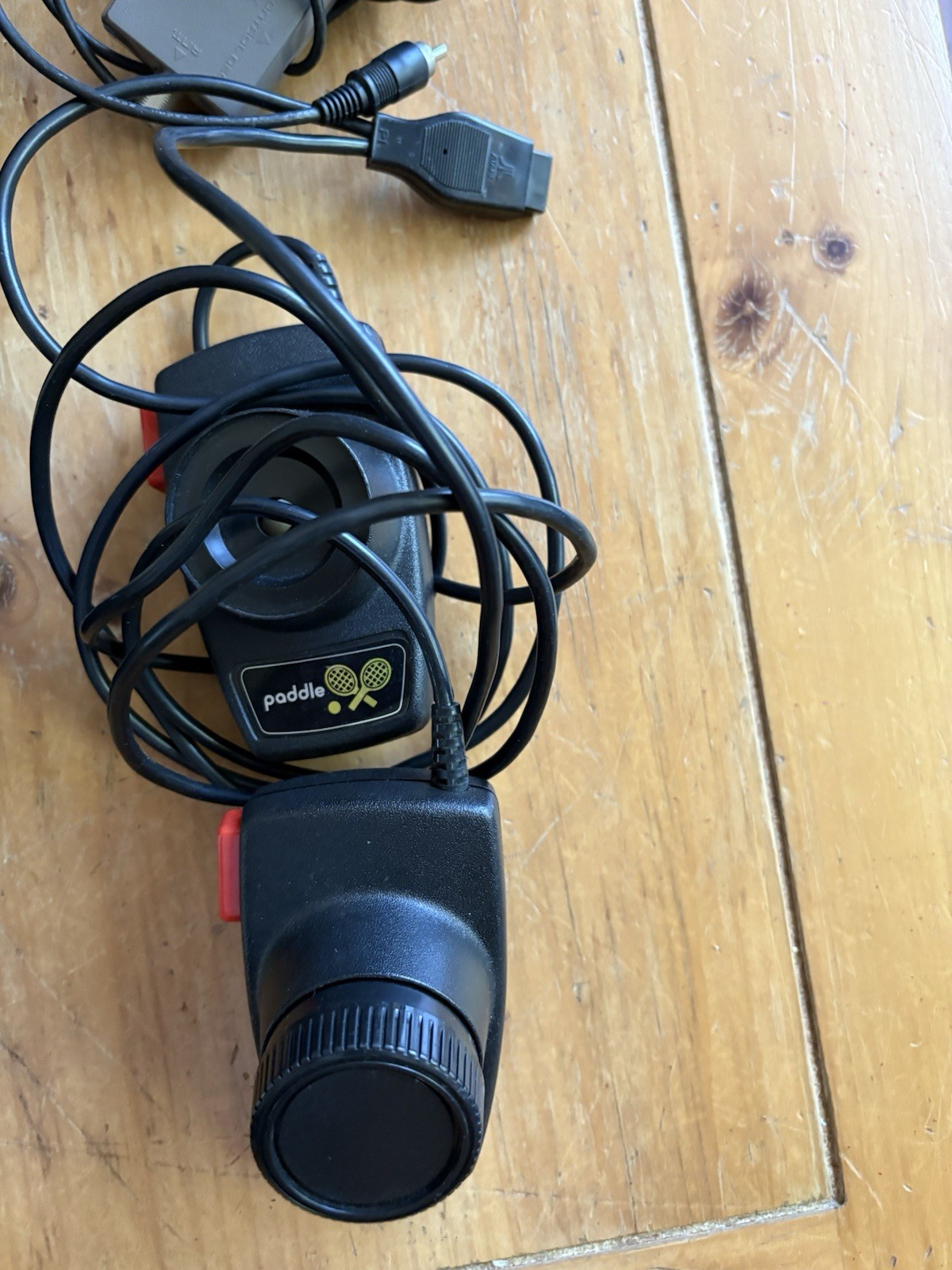 Atari 2600 Black Video Game Console Bundle With 19 Games Untested