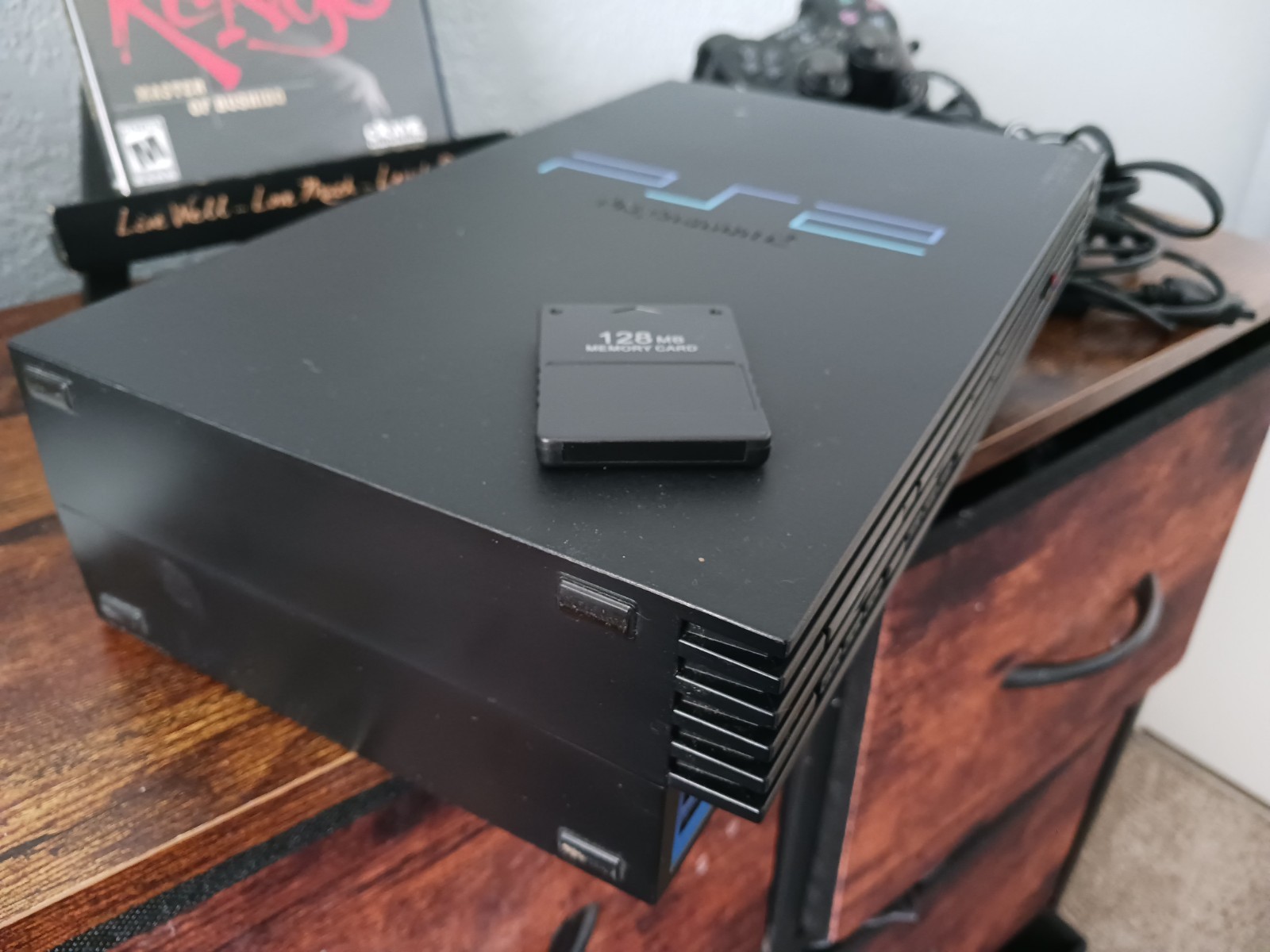 Sony PS2 Console Bundle SCPH-39001 Fat Tested + Kengo Game & 128MB Memory Card