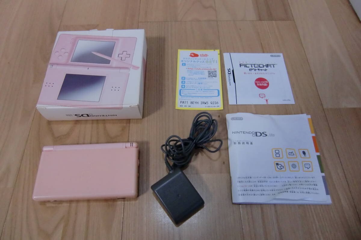 Nintendo DS Lite noble pink game Console japanese model