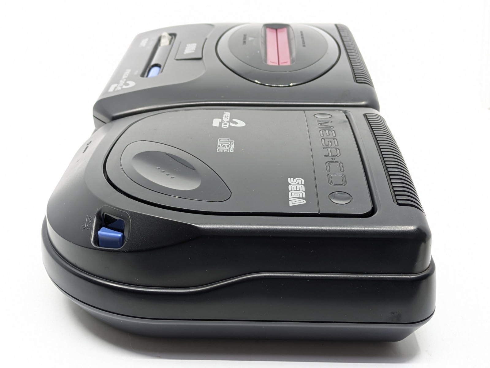 EGA Mega Drive 2 + Mega CD 2 Console Bundle HAA-2912 HAA-2502 Tested Japan