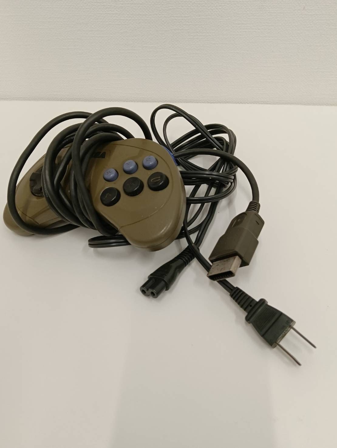 Sega Saturn Console HST-3200 Gray W/Controller USED from JAPAN