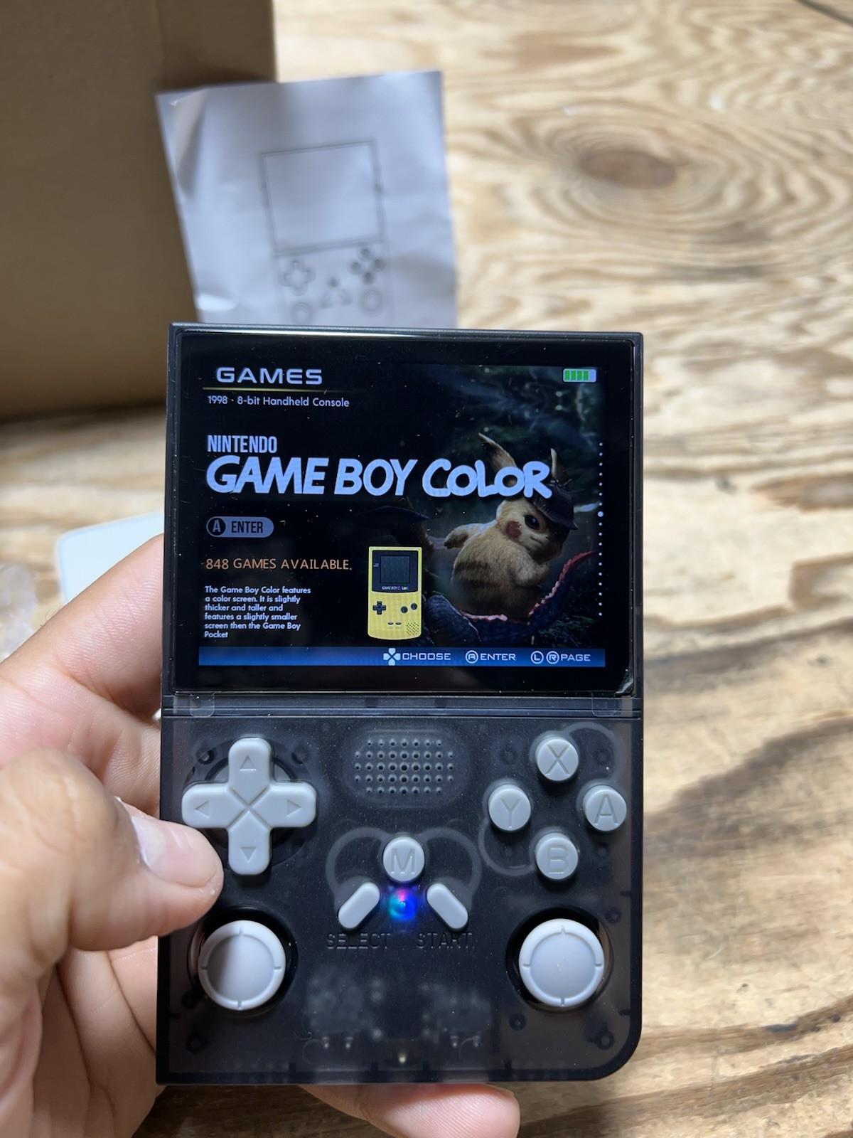 R40S PRO Retro Handheld Game Console – Portable 3.5″ IPS Screen, 16GB + 80GB