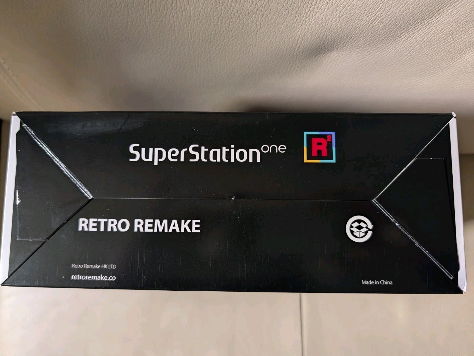 Retro Remake SuperStation One R2 Region Free PS1 Console NTSC/PAL Black