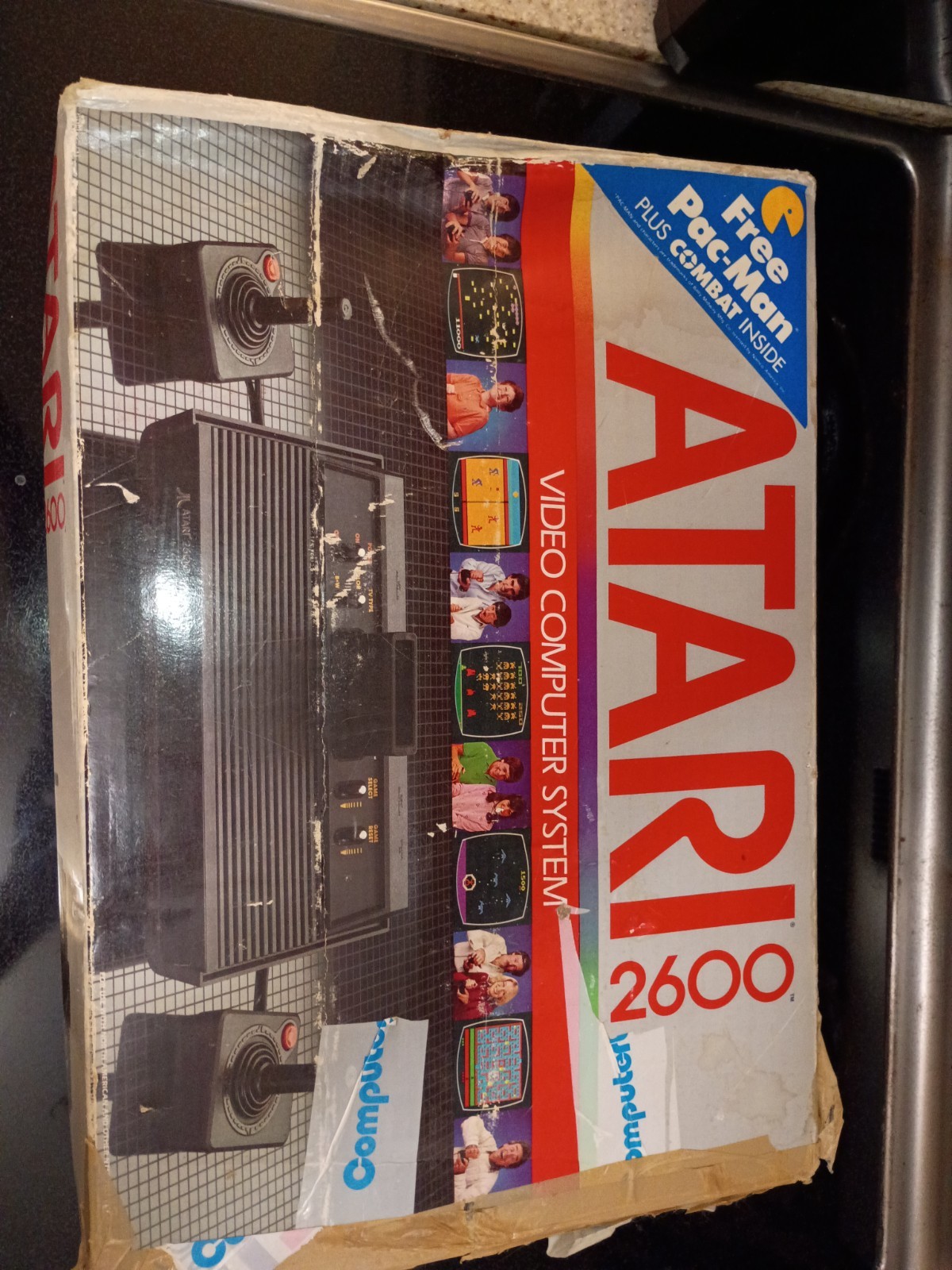 Atari 2600 Pac-Man Edition Console Joysticks And More Sears Rare In Box