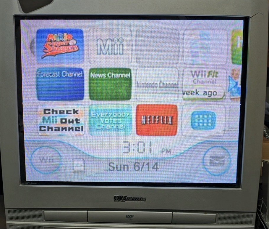 Nintendo Wii Console Bundle 2 Wii Remotes Nunchuks Classic Pro Wheels Tested