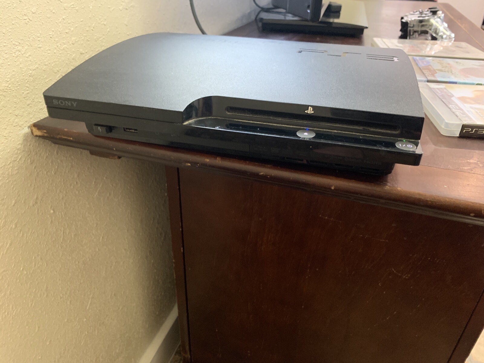Sony PlayStation 3 Console 3 PS3 Games + All Cords. Tested 100%