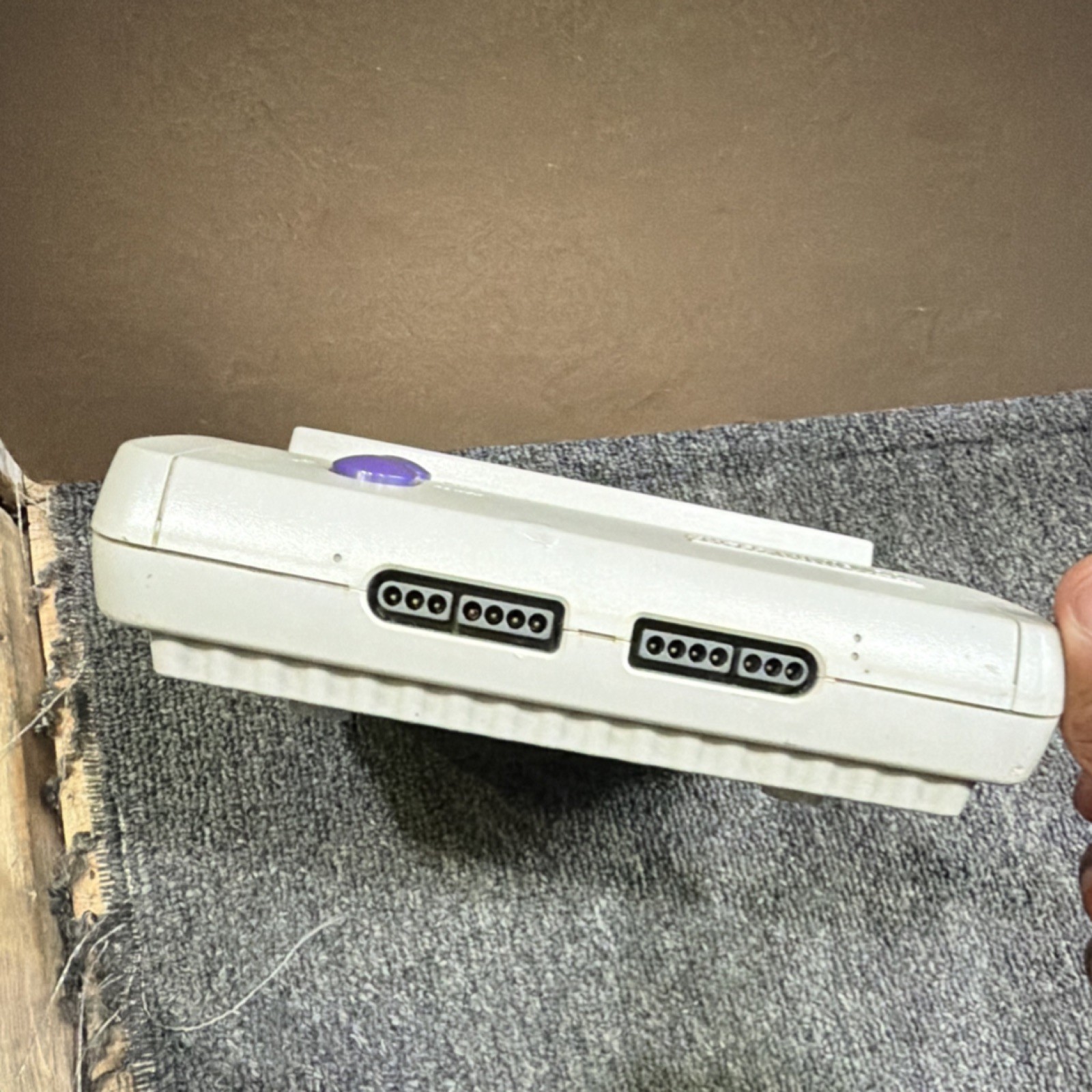 Nintendo SNS-101 Super Nintendo Console Gray/Purple