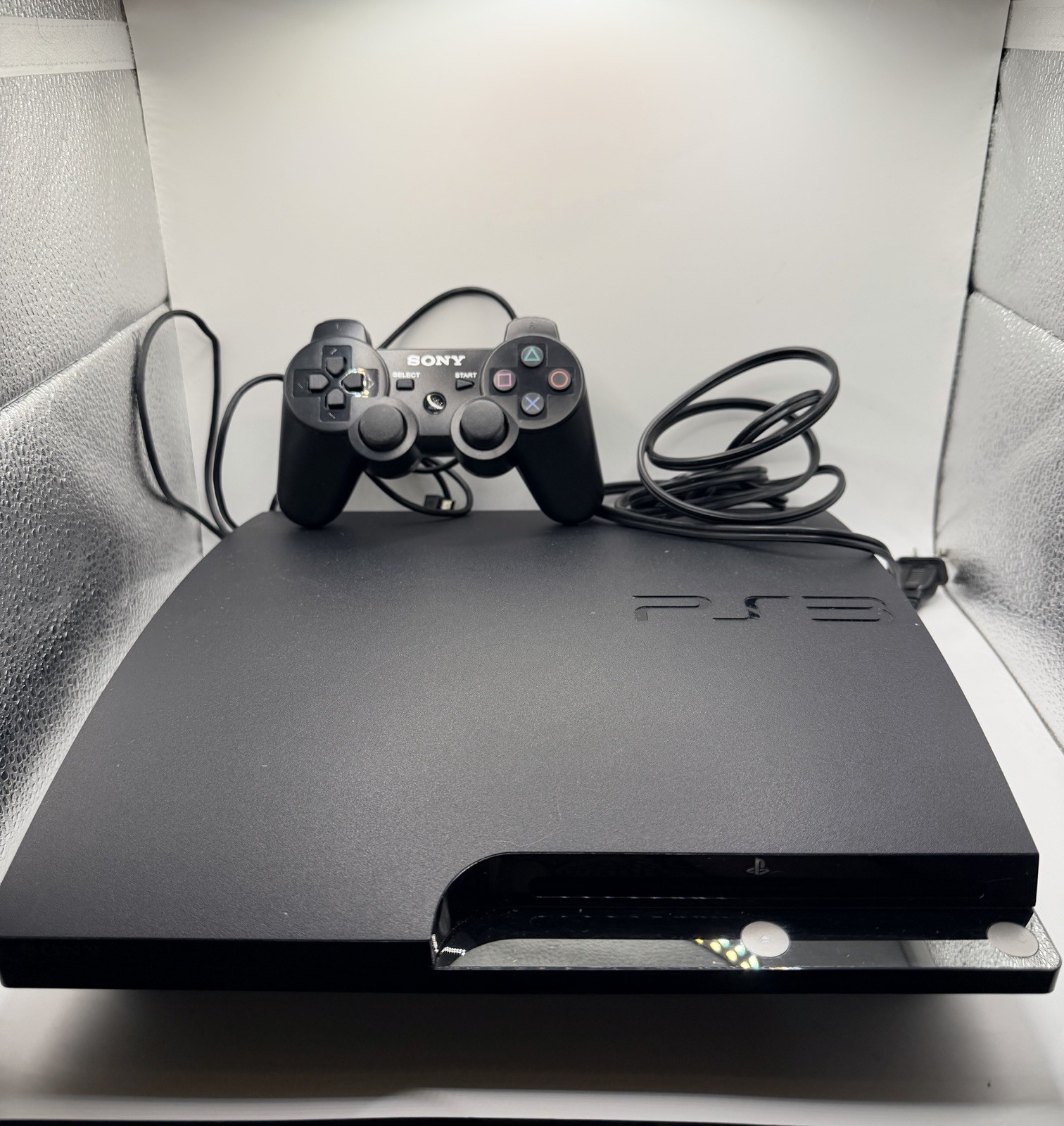 PS3 CECH-2001A Black Console with Cables and Controller