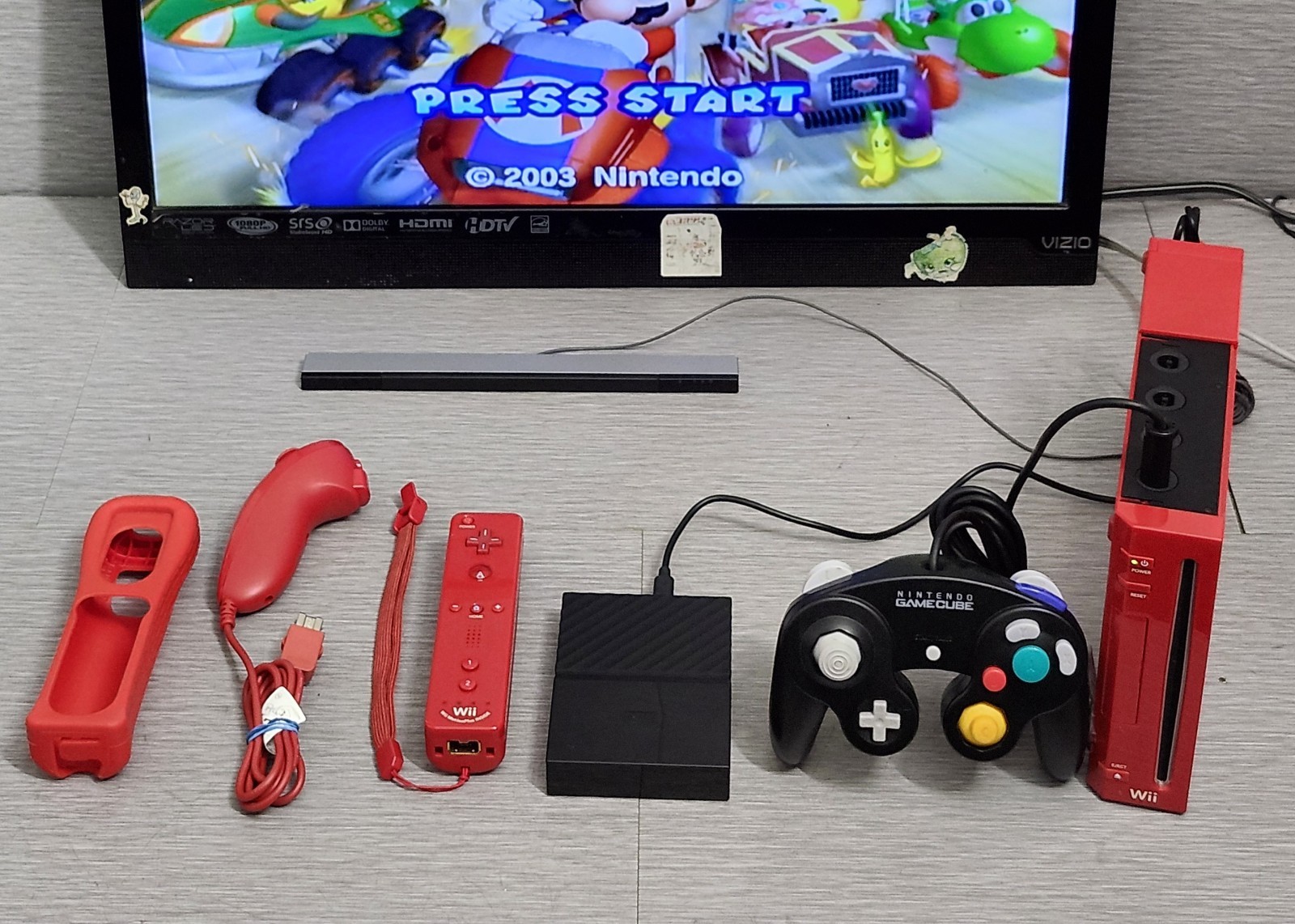 Nintendo Wii Console Bundle 2TB Hard Drive Loaded – Tested