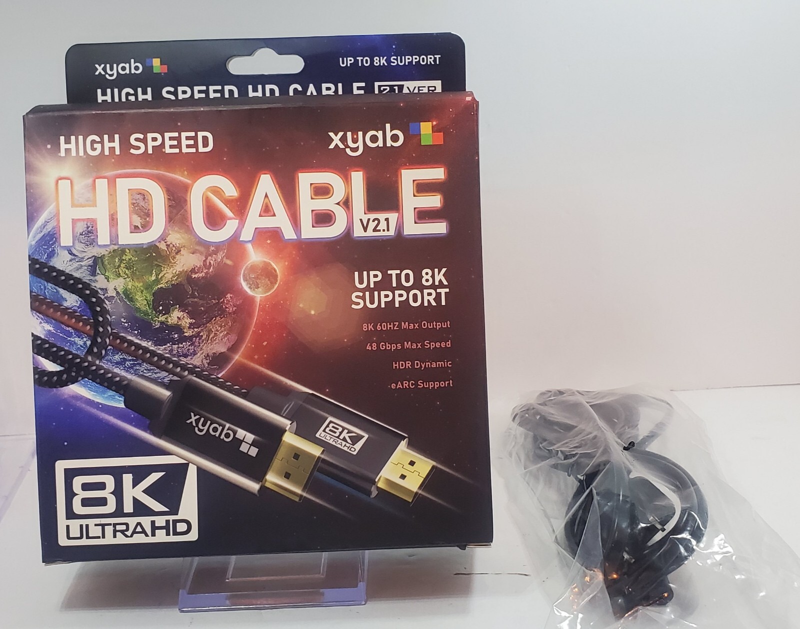 PlayStation 5 & XBOX Series S/X Hookup Bundle, Power Cord & 2.1 HDMI Cable