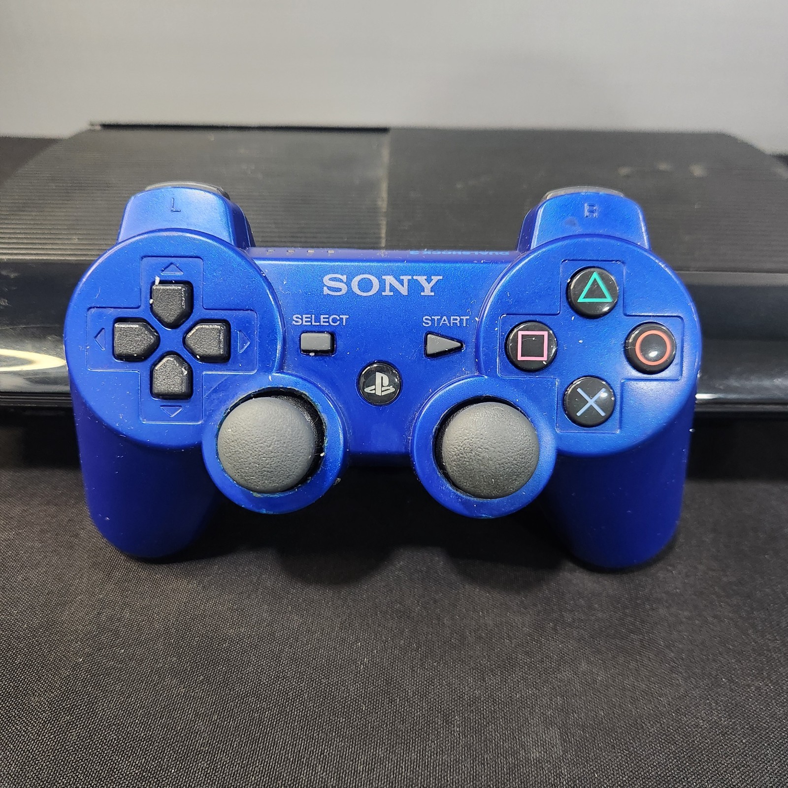 Sony PS3 Super Slim 500GB Console w/Controller Blue CECH-4201C