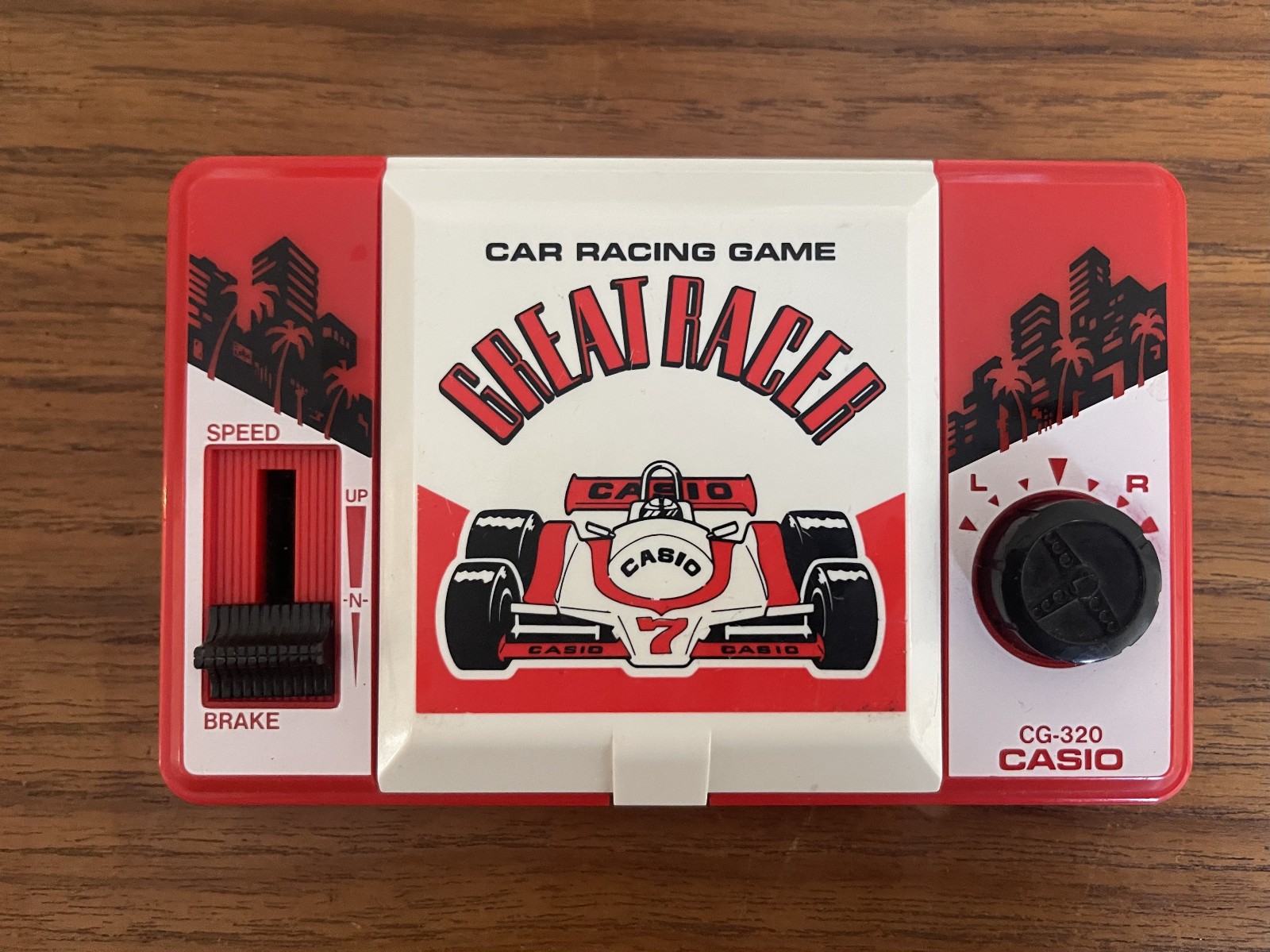 [TESTED & WORKING] 1984 CAR RACING GAME CASIO CG-320 Japan Hand-Held