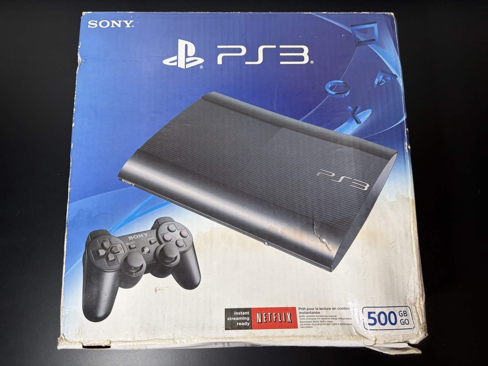 Open Box – Sony PlayStation 3 PS3 Black Console Super Slim – CECH-4301C