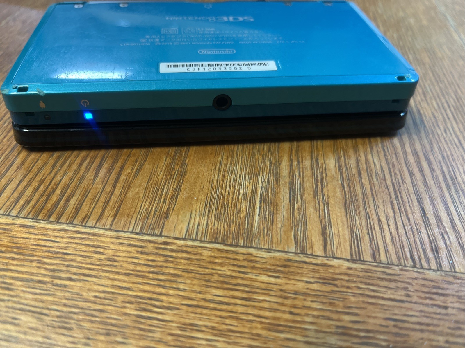 Original Nintendo 3DS Handheld System Aqua Blua (Great Used Condition) Japanese