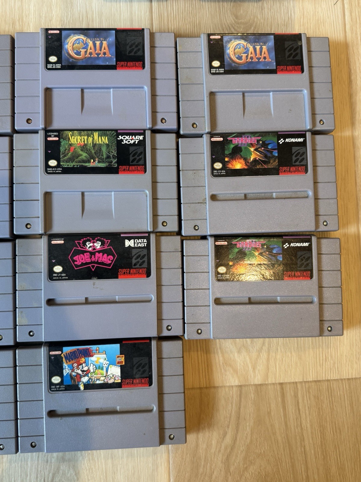 Original Super Nintendo SNES Console/ Game Bundle 15 Games Chrono Trigger TESTED