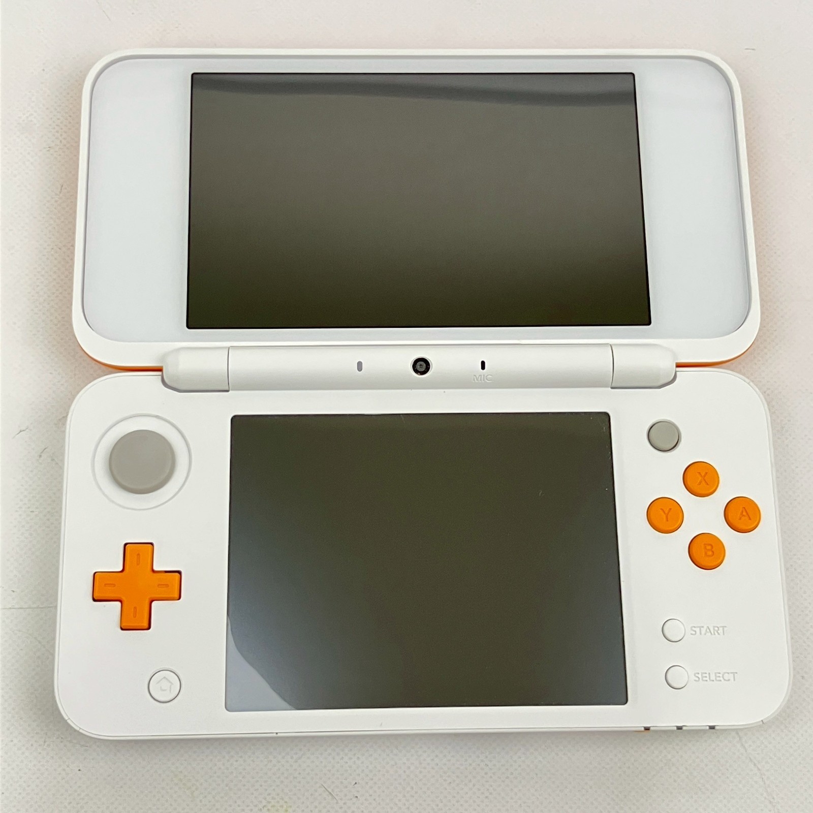 Nintendo new 2DS LL XL White Orange S Rank Console Only Japanese Only 655