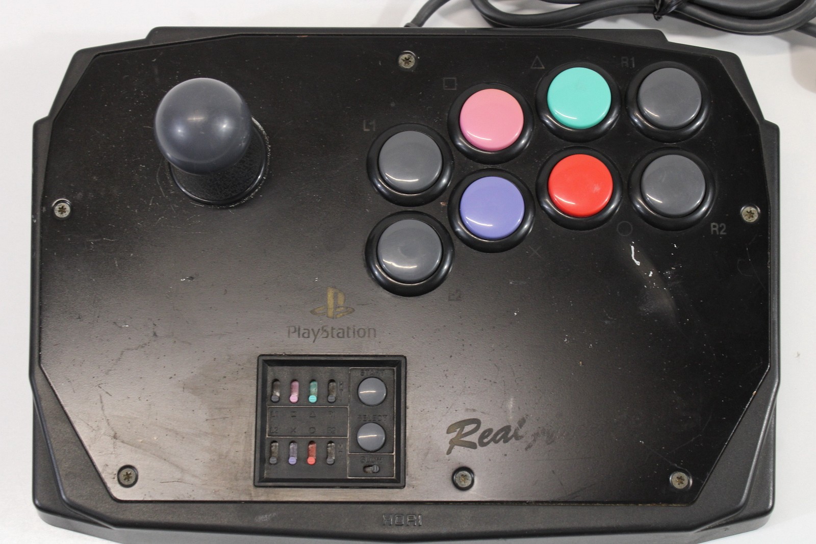 HORI Real Arcade PS Joystick Controller HPS-10 PlayStation PS2 PS1 Japan 2PC495